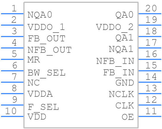 874002AGLFT - Renesas Electronics - PCB symbol