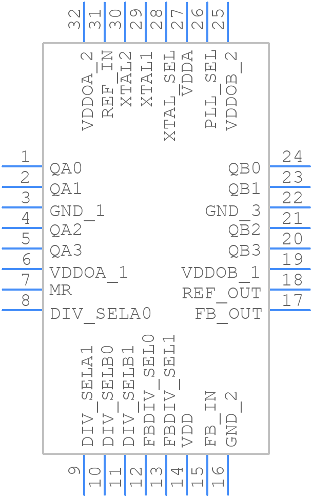 87608AYILF - Renesas Electronics - PCB symbol