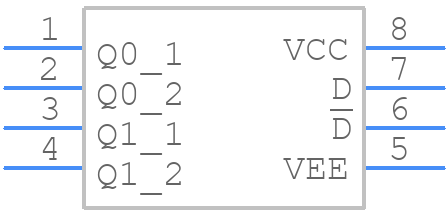 MC100ES6011EJR2 - Renesas Electronics - PCB symbol