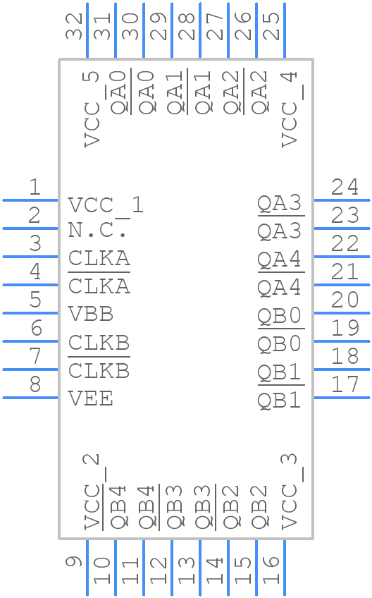 MC100ES6210ACR2 - Renesas Electronics - PCB symbol