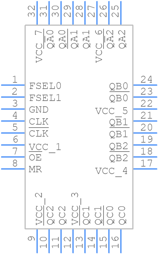 MC100ES6226AC - Renesas Electronics - PCB symbol