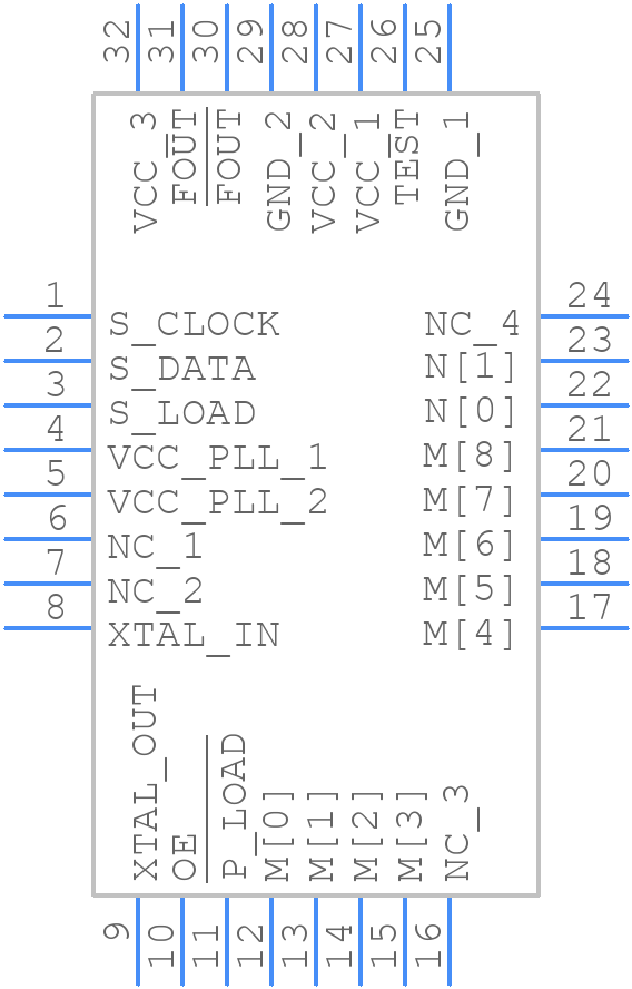 MPC9229AC - Renesas Electronics - PCB symbol