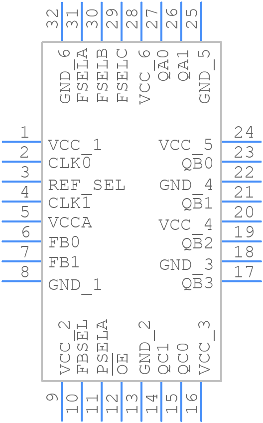MPC9315AC - Renesas Electronics - PCB symbol