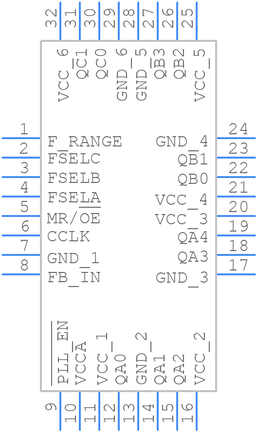 MPC9352ACR2 - Renesas Electronics - PCB symbol