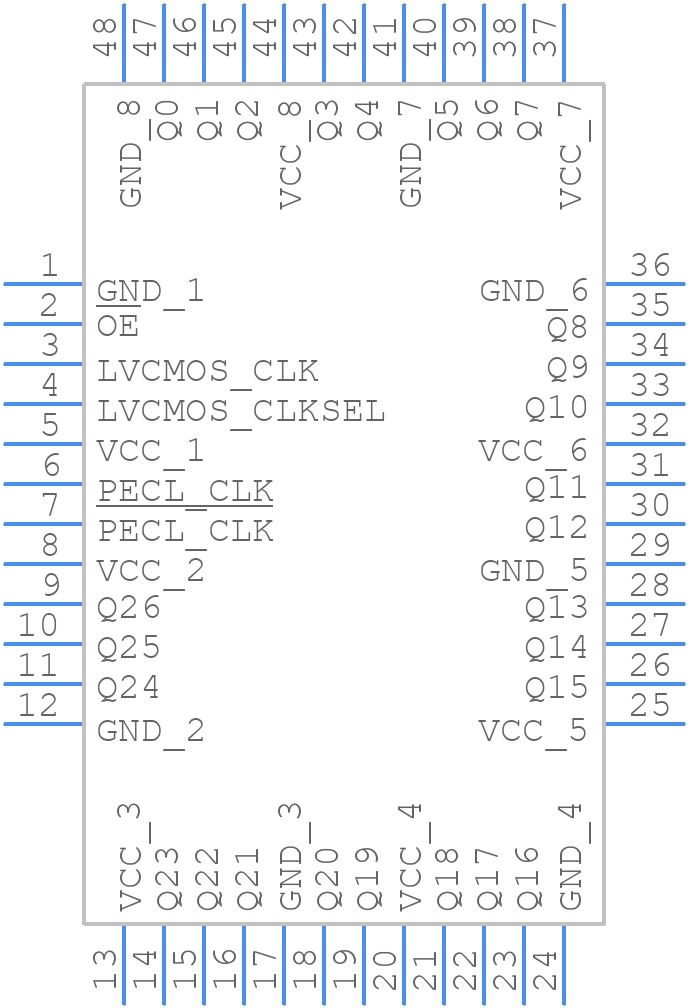 MPC941AER2 - Renesas Electronics - PCB symbol