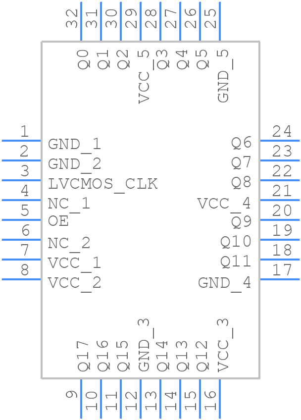MPC942CAC - Renesas Electronics - PCB symbol