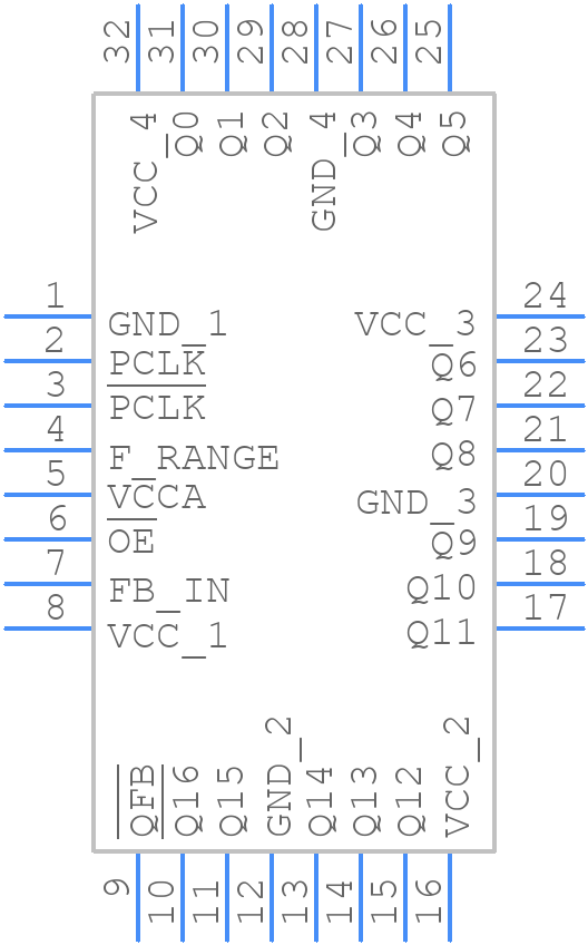 MPC961PAC - Renesas Electronics - PCB symbol