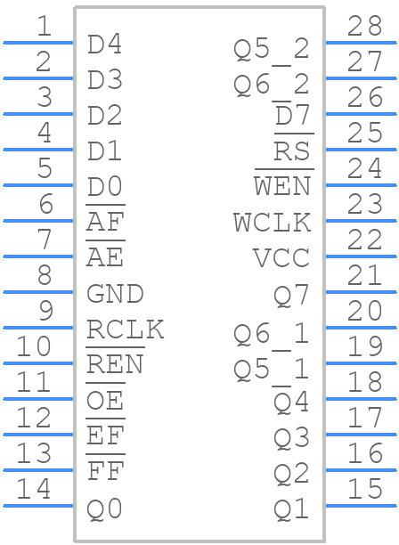 72210L25TP - Renesas Electronics - PCB symbol
