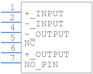 DU1P0-05S05 - Astrodyne TDI - PCB symbol