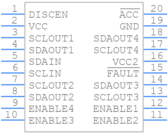 LTC4314CGN#PBF - Analog Devices - PCB symbol