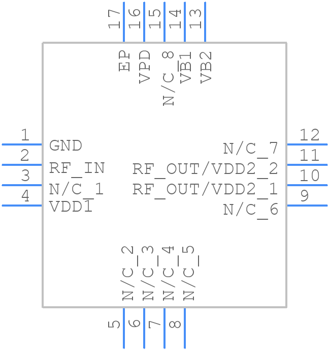 QPA9120 - Qorvo - PCB symbol