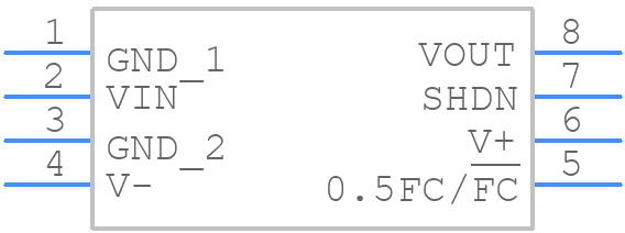 LTC1560-1IS8 - Analog Devices - PCB symbol