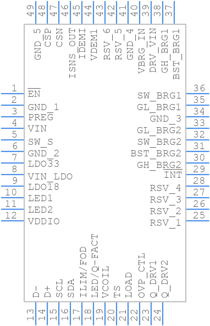 P9242-RBNDGI - Renesas Electronics - PCB symbol