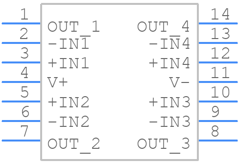 HS1-5104ARH-Q - Renesas Electronics - PCB symbol