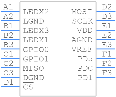 ADPD1081BCBZR7 - Analog Devices - PCB symbol