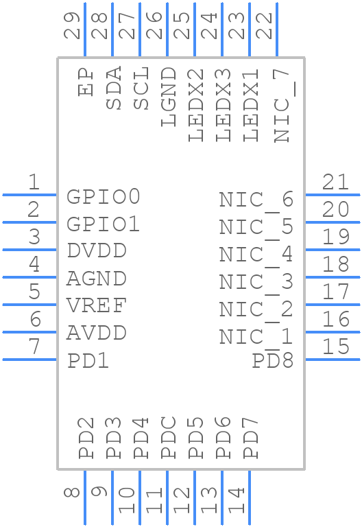 ADPD1080BCPZ - Analog Devices - PCB symbol