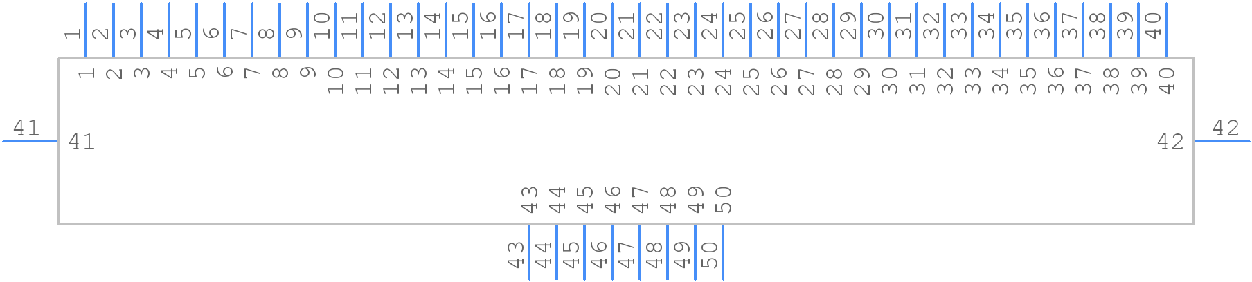 FH41-40S-0.5SH(99) - Hirose - PCB symbol