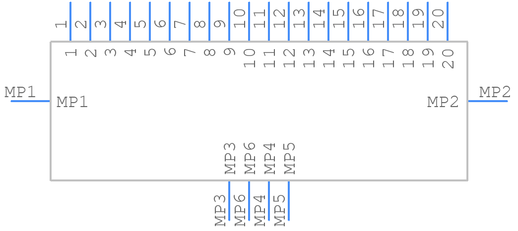FH41-20S-0.5SH(05) - Hirose - PCB symbol