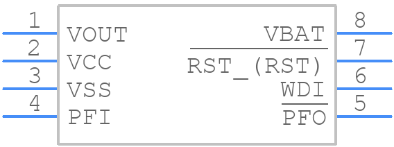 STM802TM6E - STMicroelectronics - PCB symbol