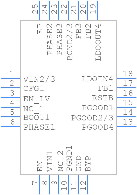 ISL78083ARZ - Renesas Electronics - PCB symbol