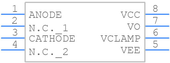 PS9332L2-AX - Renesas Electronics - PCB symbol