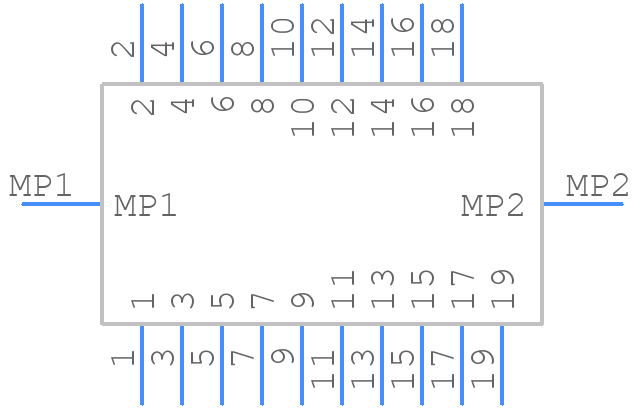 FH26W-19S-0.3SHW(60) - Hirose - PCB symbol