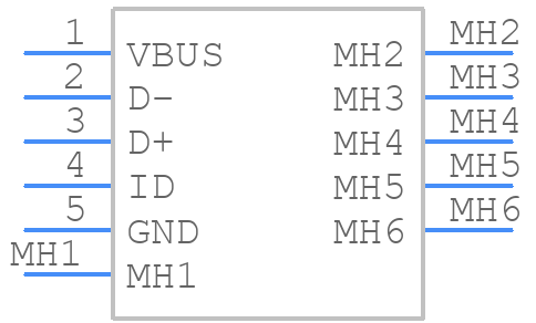 204926-1103 - Molex - PCB symbol