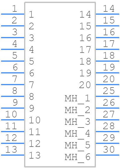 TFM-110-02-L-D-DS - SAMTEC - PCB symbol