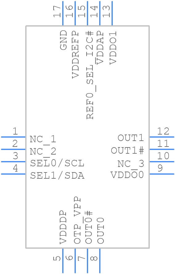 9FGV1005CQ505LTGI - Renesas Electronics - PCB symbol
