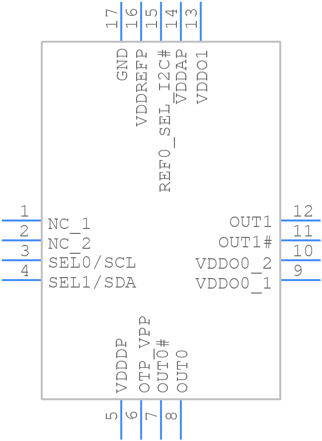 9FGV1006CQ506LTGI - Renesas Electronics - PCB symbol