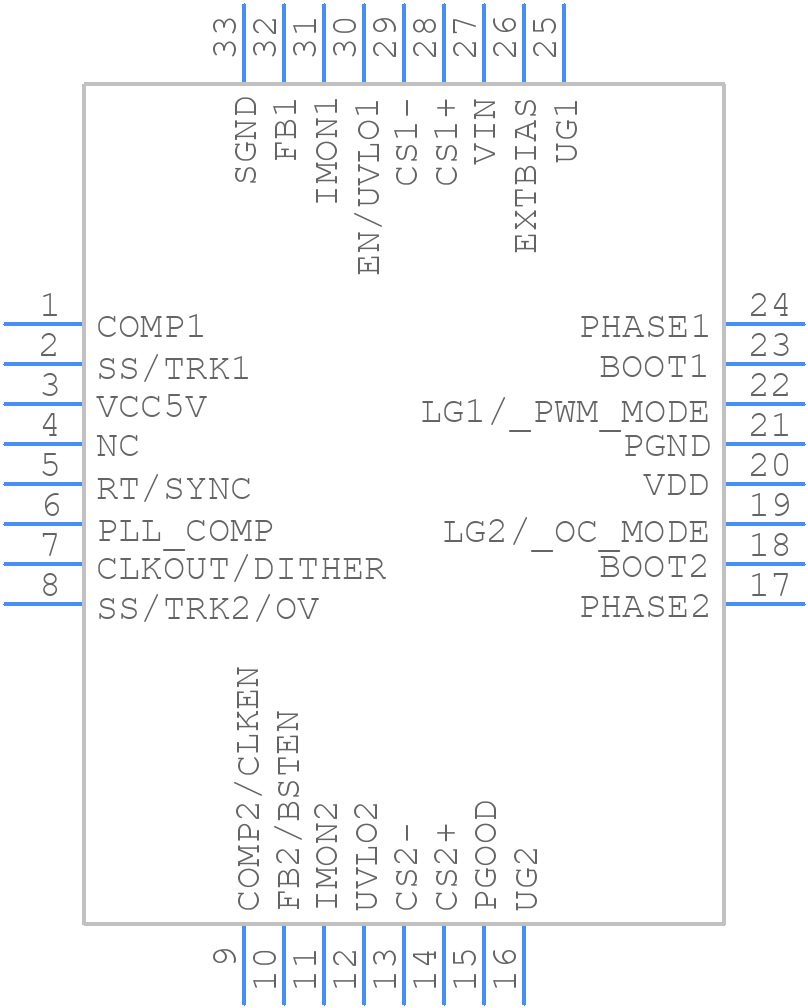 ISL81802FRTZ-T - Renesas Electronics - PCB symbol