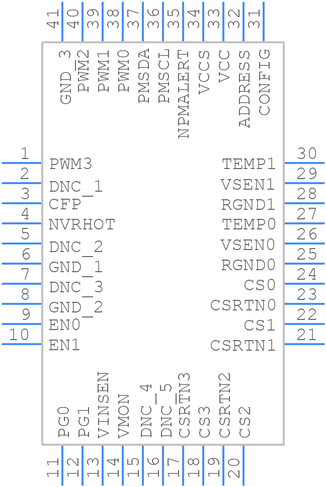 ISL68223IRAZ - Renesas Electronics - PCB symbol