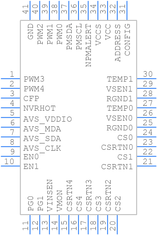 ISL68233IRAZ - Renesas Electronics - PCB symbol