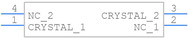 FC5BQCCMC16.0-T1 - Fox - PCB symbol