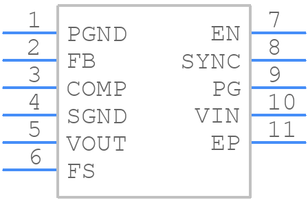 RAA2100404GLG#MD0 - Renesas Electronics - PCB symbol