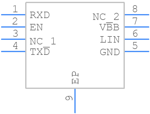 NCV7329MW0R2G - onsemi - PCB symbol