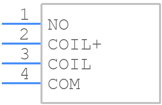 HE3621A0540 - LITTELFUSE - PCB symbol