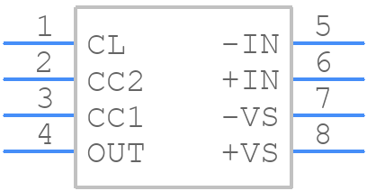 PA341CE - Apex Microtechnology - PCB symbol