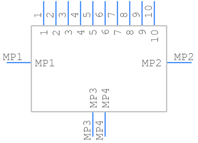 086212010340800A+ - Kyocera AVX - PCB symbol