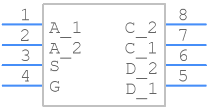 FDFS2P106A - onsemi - PCB symbol