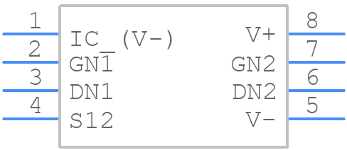 ALD212900APAL - Advanced Linear Devices Inc. - PCB symbol