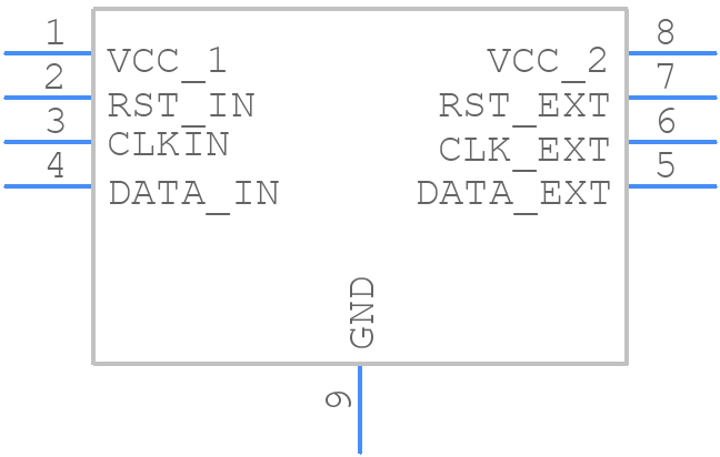 EMIF03SIM02M8 - STMicroelectronics - PCB symbol