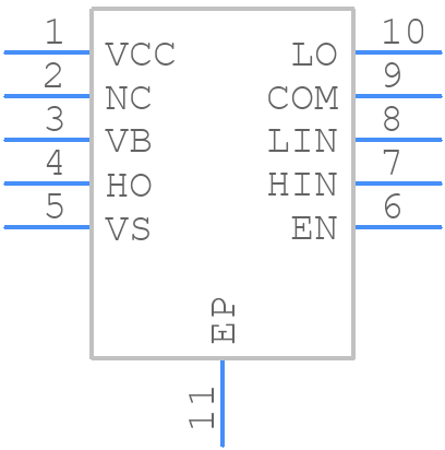 DGD0507AFN-7 - Diodes Incorporated - PCB symbol
