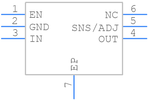 MIC37112YMTTR - Microchip - PCB symbol