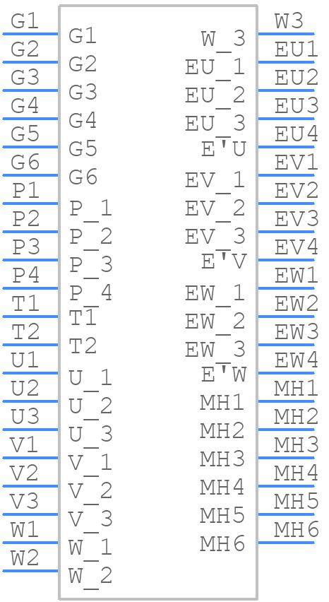 FS100R12W2T7 - Infineon - PCB symbol