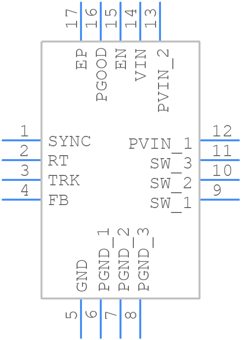 ADP2164ACPZ-1.0-R7 - Analog Devices - PCB symbol