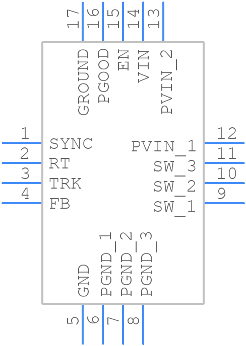 ADP2164ACPZ-2.5-R7 - Analog Devices - PCB symbol