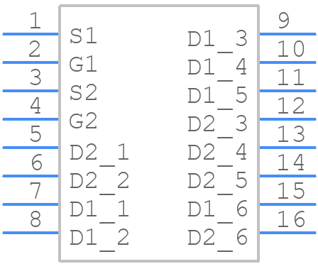 SI7232DN-T1-GE3 - Vishay - PCB symbol
