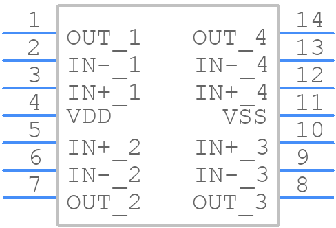 NCS21874DR2G - onsemi - PCB symbol