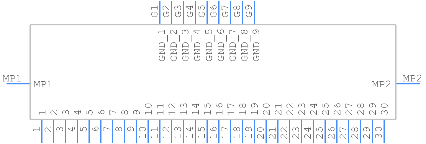 SSL00-30L3-0500 - KEL CORPORATION - PCB symbol